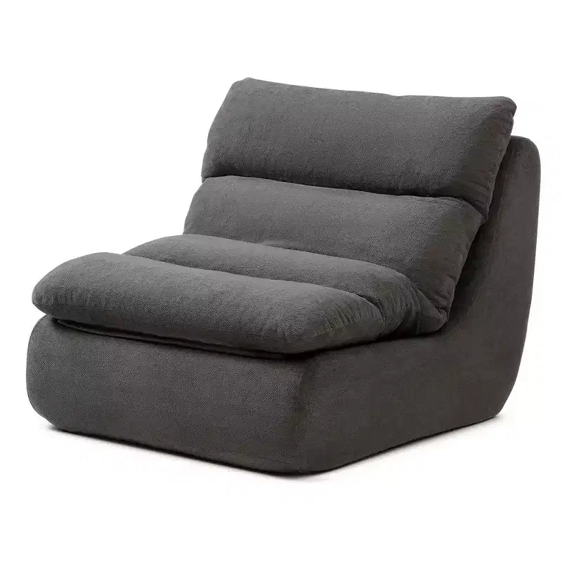Corduroy Bean Bag Floor Lounge Sofa with Ottoman