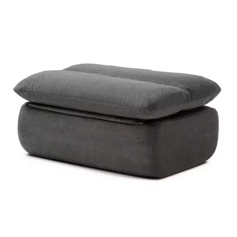Corduroy Bean Bag Floor Lounge Sofa with Ottoman
