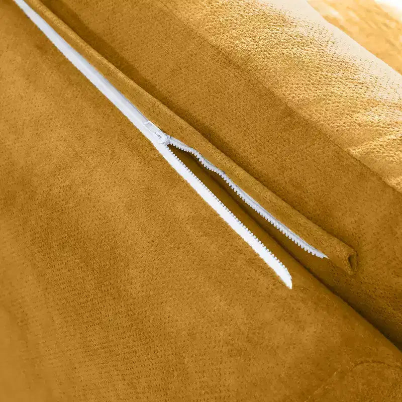 Corduroy Bean Bag Floor Lounge Sofa with Ottoman