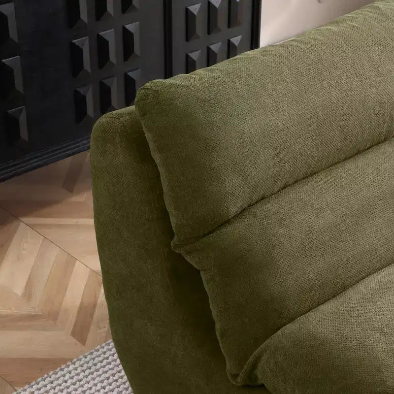Corduroy Bean Bag Floor Lounge Sofa with Ottoman