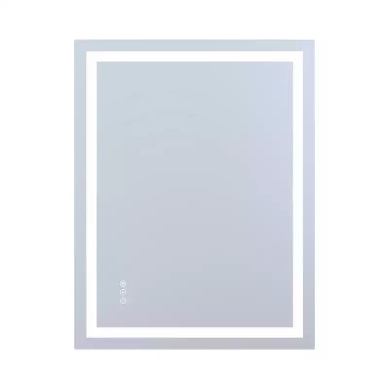 30x36 Wall Tempered Glass Bathroom Mirror, ETL Anti-Fog Vanity Mirror, 3 Color Temperatures