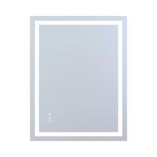 30x36 Wall Tempered Glass Bathroom Mirror, ETL Anti-Fog Vanity Mirror, 3 Color Temperatures