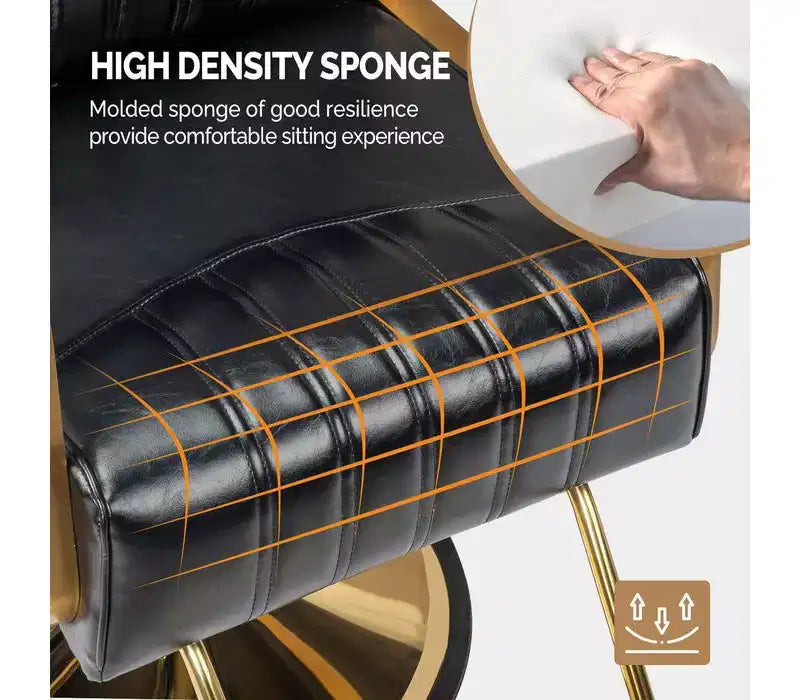 All Purpose Heavy Duty Reclining Hair Salon Chair with Headrest