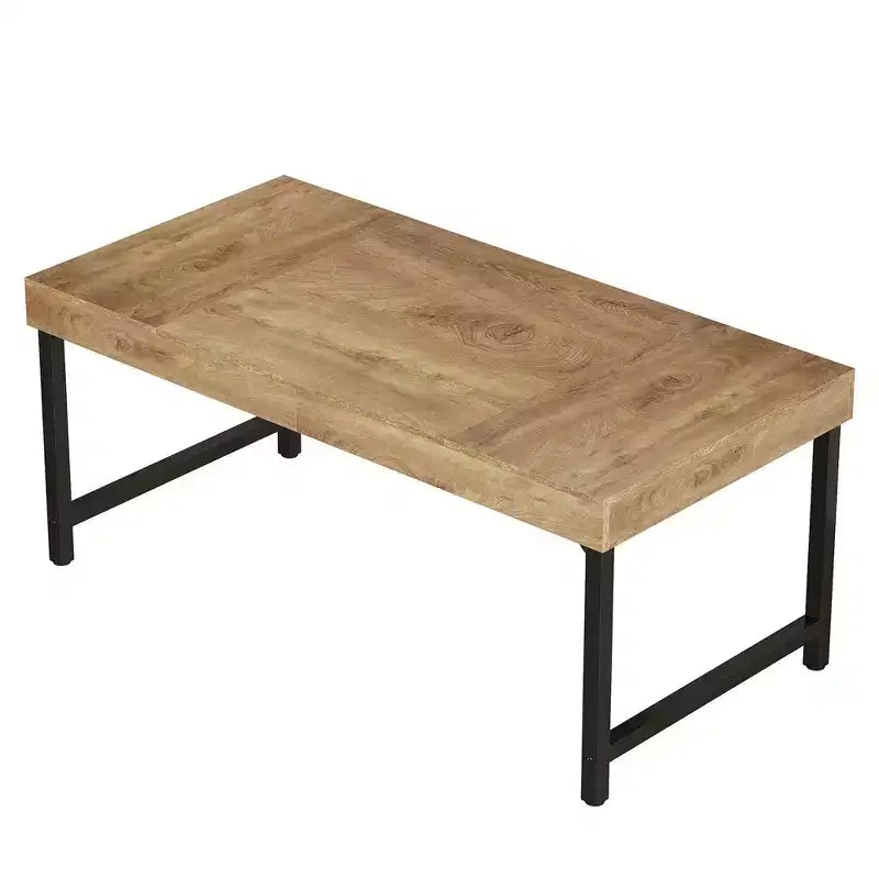 55" Rustic 4-6 Person Dining Table, Multi-Use Modern Kitchen & Office Desk